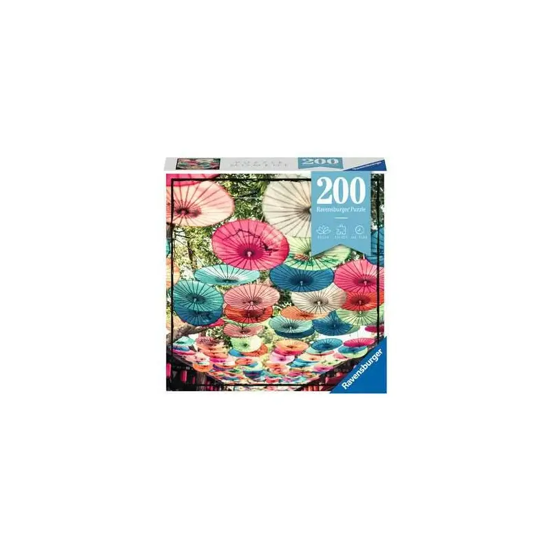 Puzzle Moments: Umbrellas - 200 Pc Puzzle