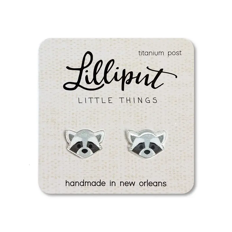 Raccoon Earrings - Quirky Earrings