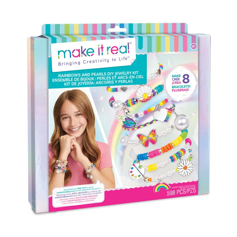 Rainbows and Pearls DIY Jewelry Kit
