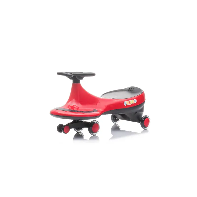Red - Freddo Swing Car w/ Lights on Wheels