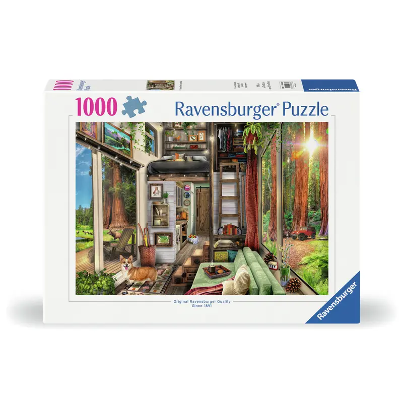 Redwood Forest Tiny House Puzzle