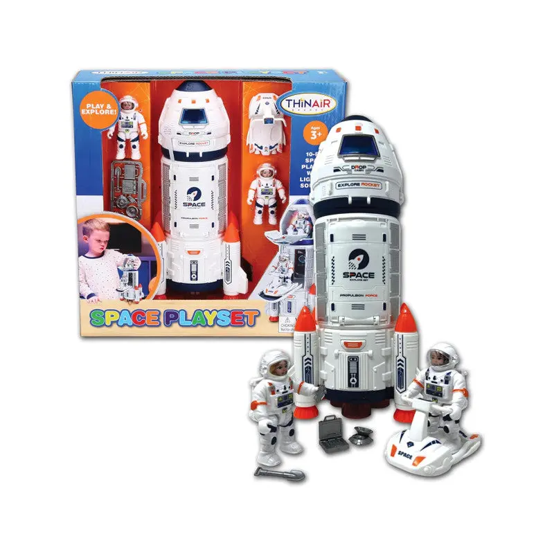 Playful Minds Space Explorer Play Set w/ Sound & Light  Action