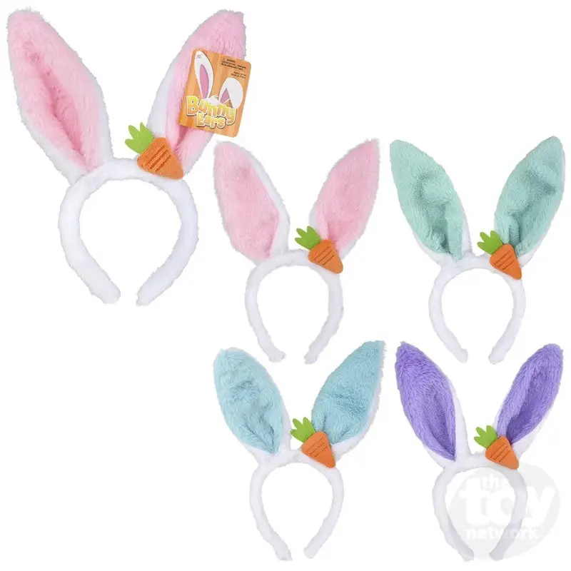Plush Bunny Ears With Carrot (Sold Separately)
