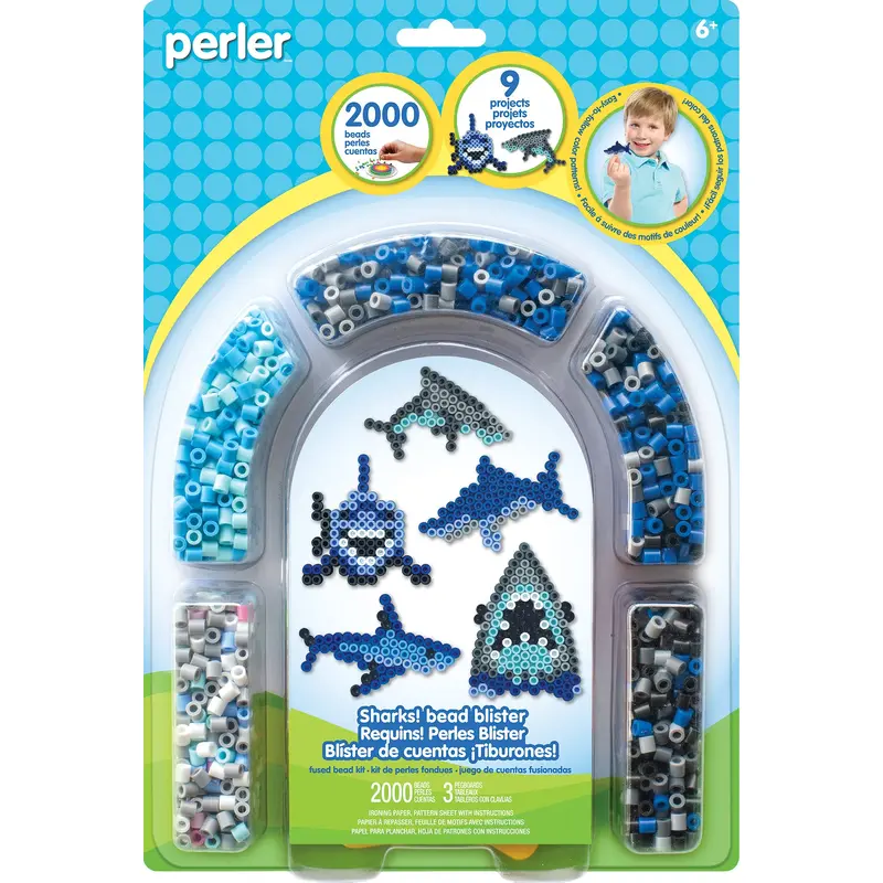 Perler Arch Blister - Sharks