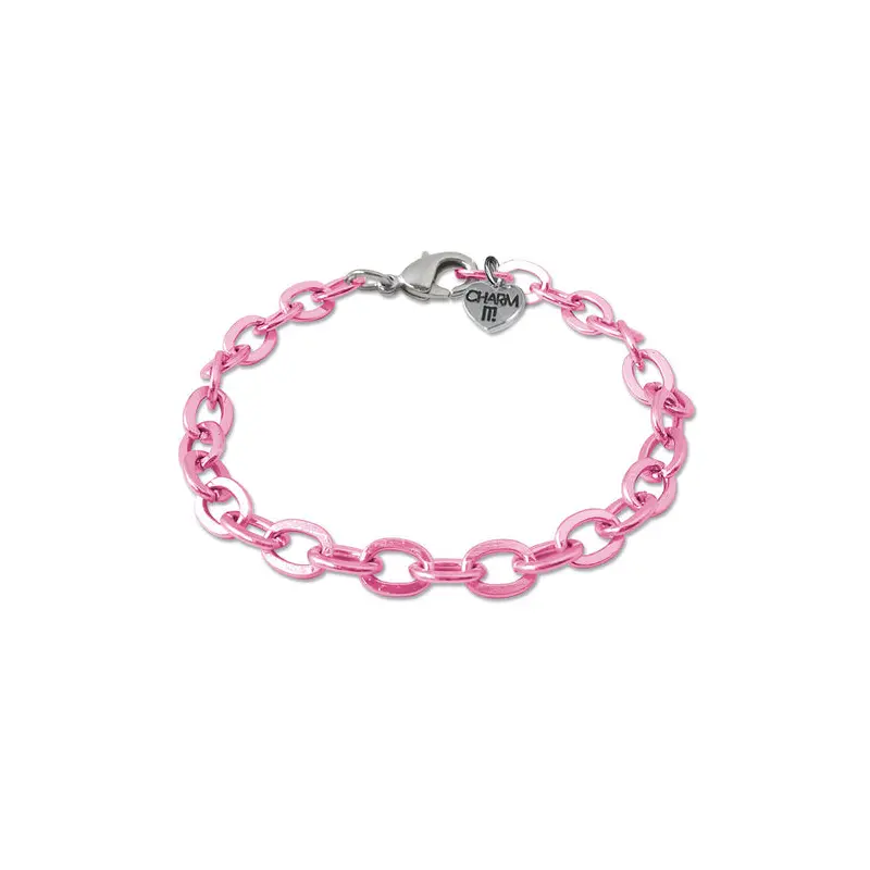 Pink Chain Link Bracelet