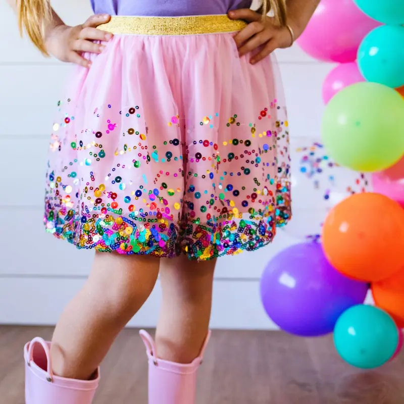 Pink Confetti Tutu 4-6Y