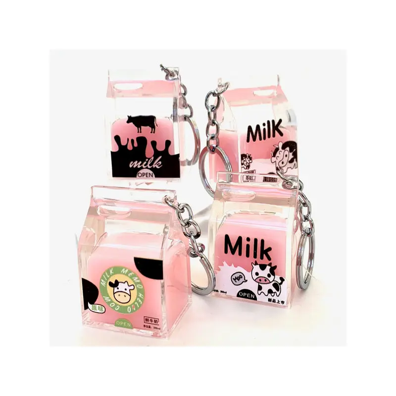 Pink Milk Key Charm