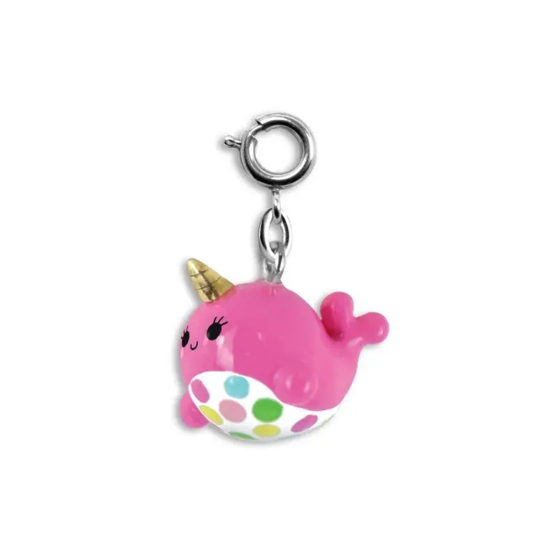Pink Narwhal Charm
