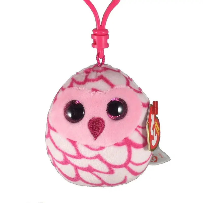 Pinky Owl Squish a Boo Clip
