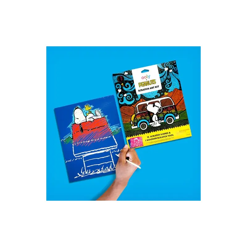 OOLY X Peanuts: Scratch Art Kit