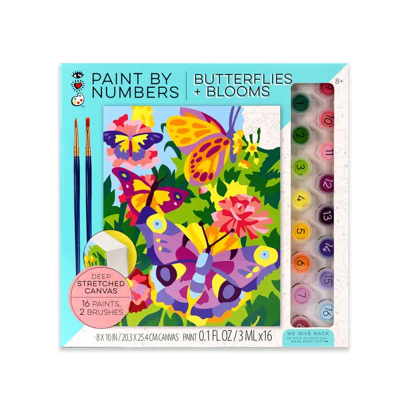 Paint By Numbers - Butterflies & Blooms