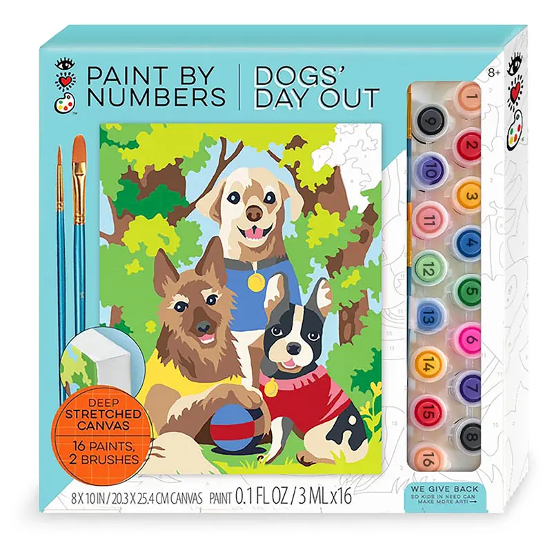 Paint by Numbers Dogs