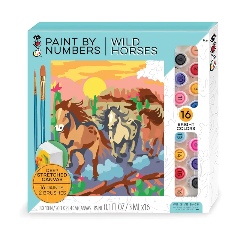 Paint by Numbers- Wild Horses