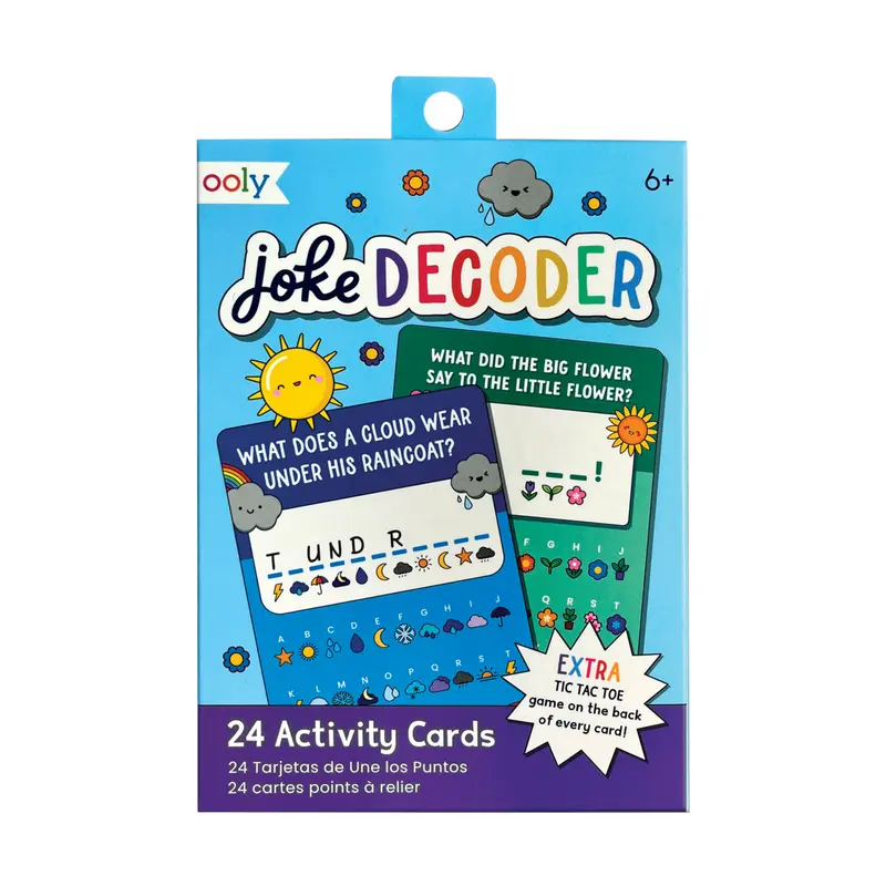 Paper Games: Joke Decoder Activity  Cards