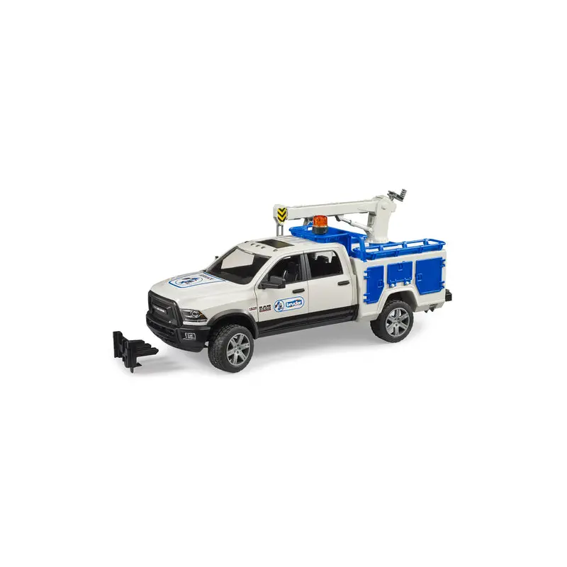 New RAM Service Truck w crane + rotating beacon light