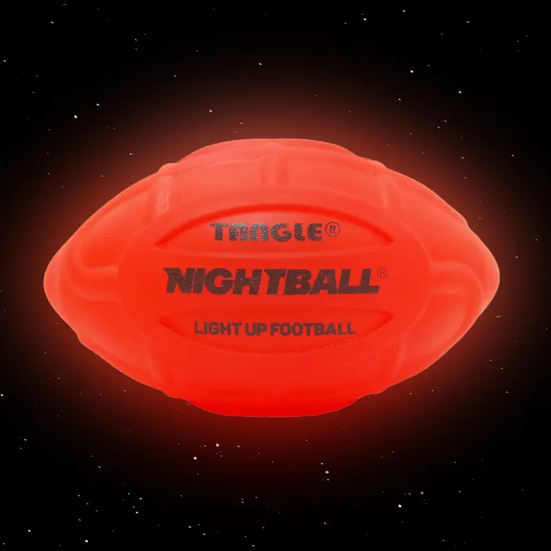 NightBall Light-Up LED Football - Red