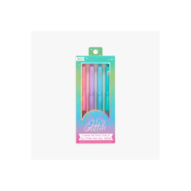 Oh My Glitter!: Retractable Glitter Ink  Gel Pens