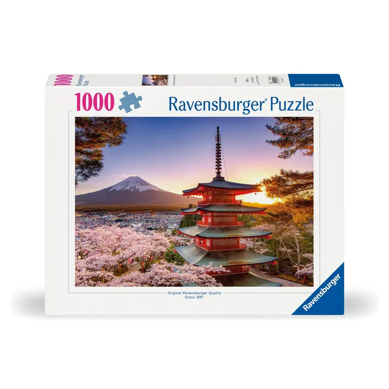 Mount Fuji Cherry Blossom View 1000 Pc Puzzle