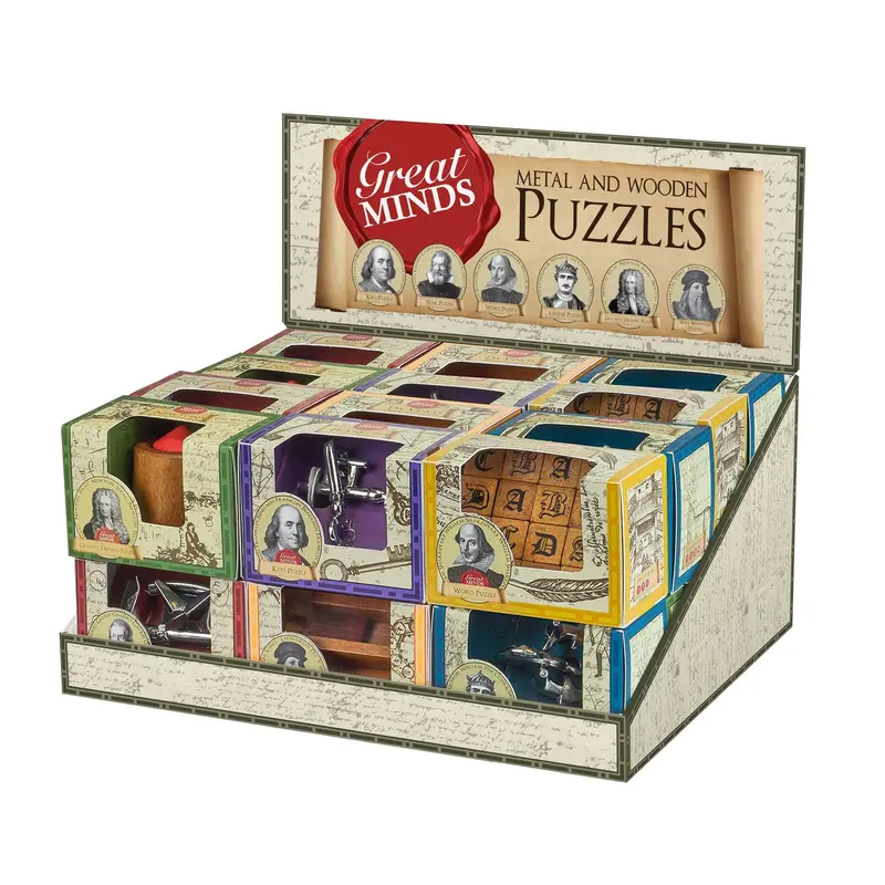 Metal & Wood Puzzles in Mixed (Sold Separately)