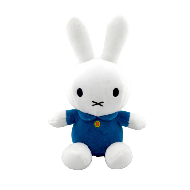 Miffy 8" Beanbag - White w/ Blue  Dress
