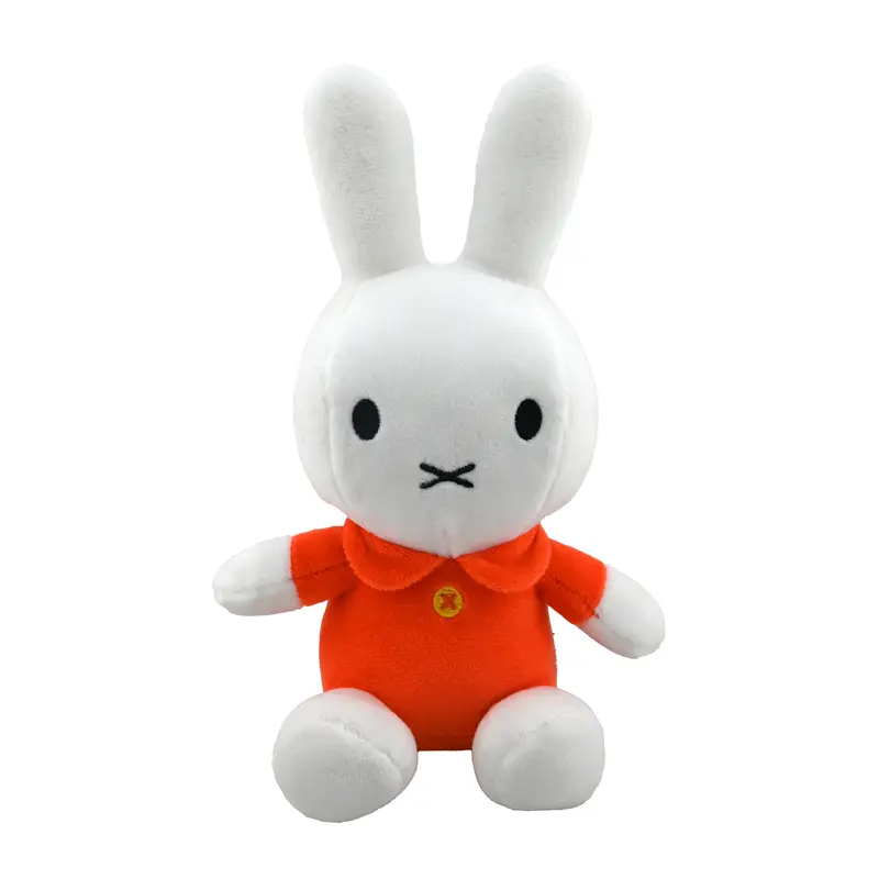 Miffy 8" Beanbag - White w/ Orange  Dress
