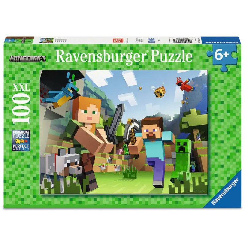 Minecraft: Steve And Alex - 100XXL Pc Puzzle