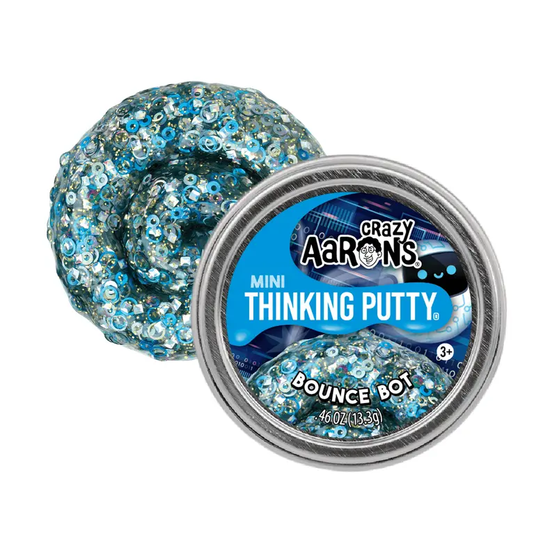 Mini Bounce Bot - 2" Thinking  Putty Tin