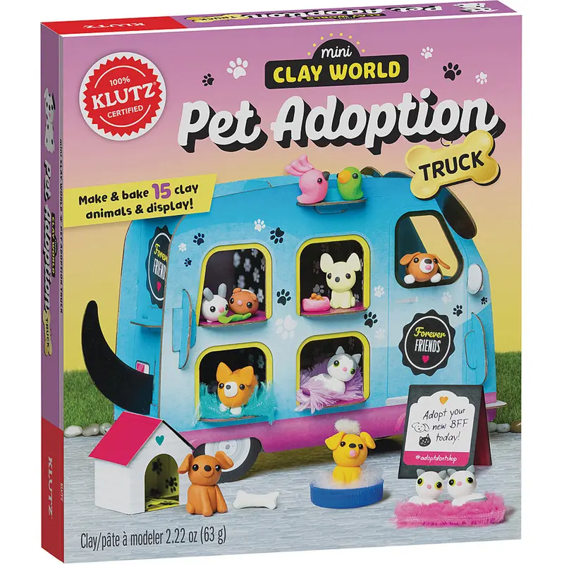 Mini Clay World Pet Adoption Truck