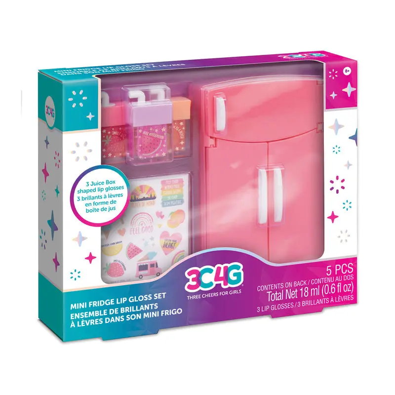 Mini Fridge Lip Gloss Set