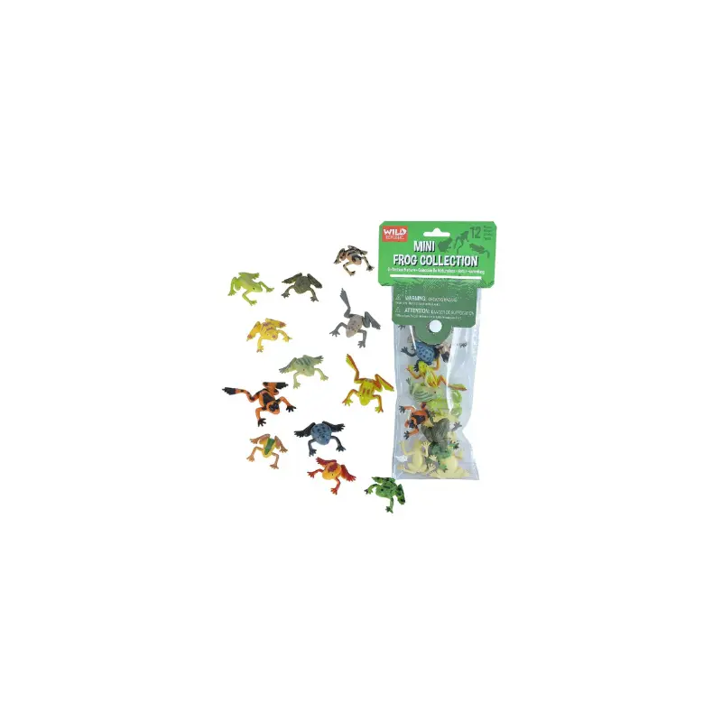 Mini Frog Collection: Mini Polybag - 12 Piece Set