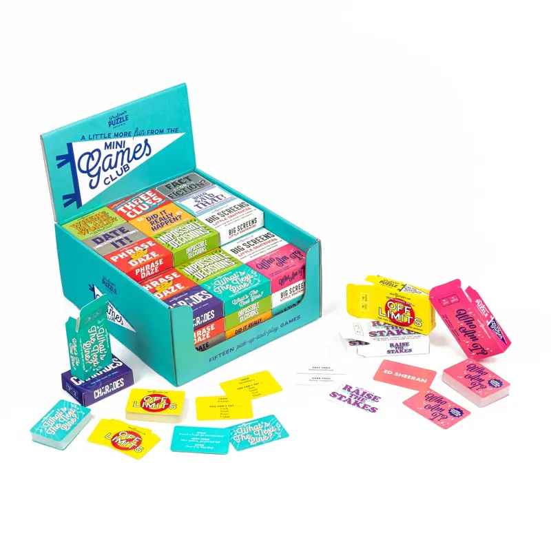 Mini Games Club in Mixed (Sold Separately)