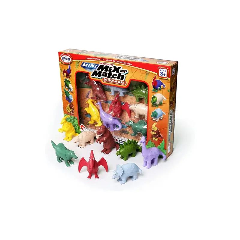 Mini Mag Mix or Match Animals Dinosaurs