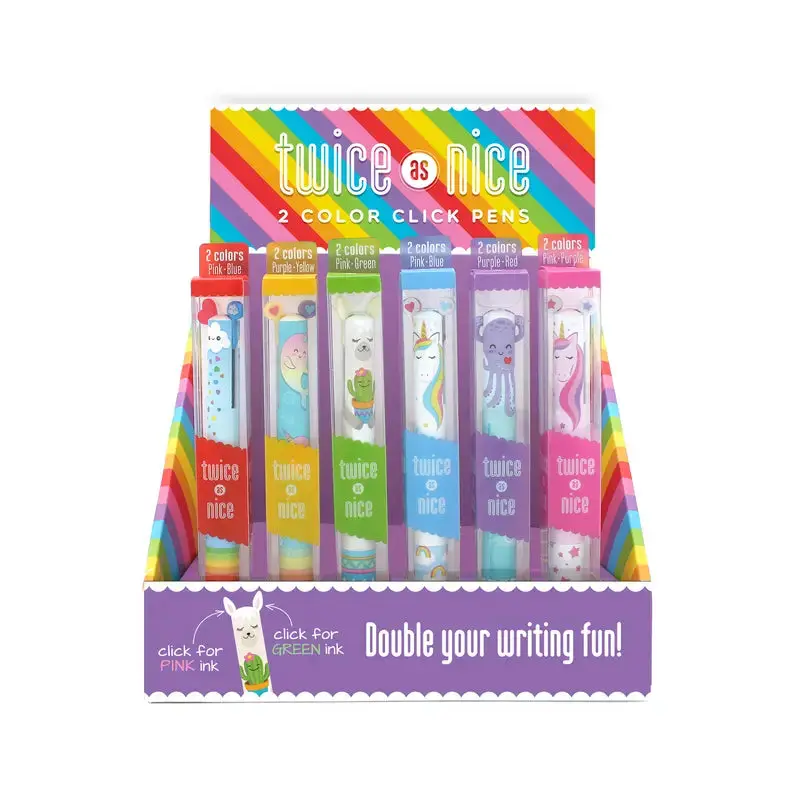 Magical Twice As Nice - Rainbow 2 Color Click Pen (Sold Separately)