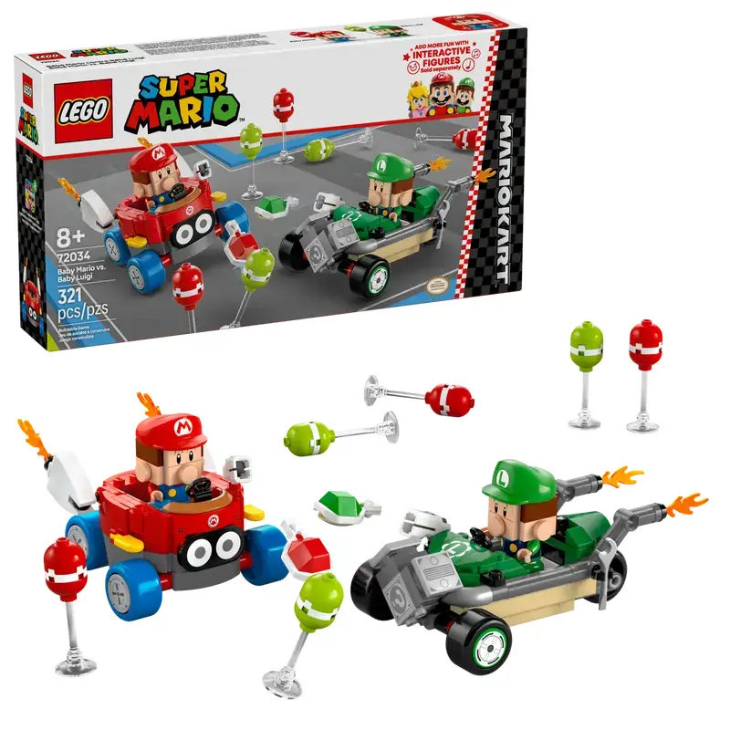 Mario Kart Baby Mario vs. Baby Luigi