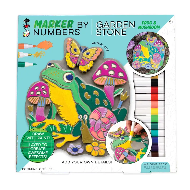 Marker By Number - Garden  Stone
