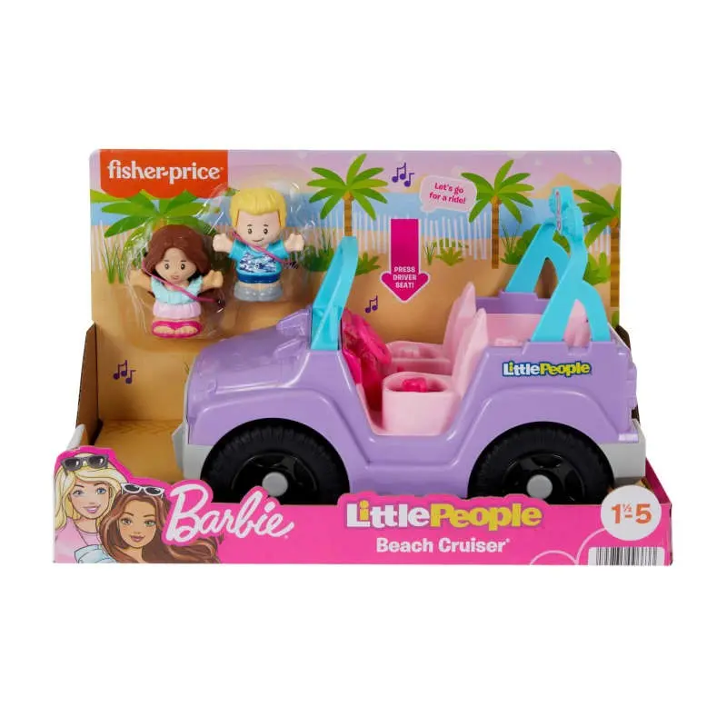 Little People: Barbie Beach Cruiser Toy Car