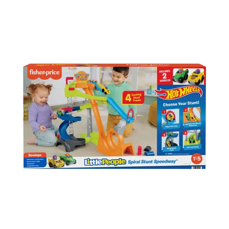 Little People: Hot Wheels - Spiral Stunt Speedway