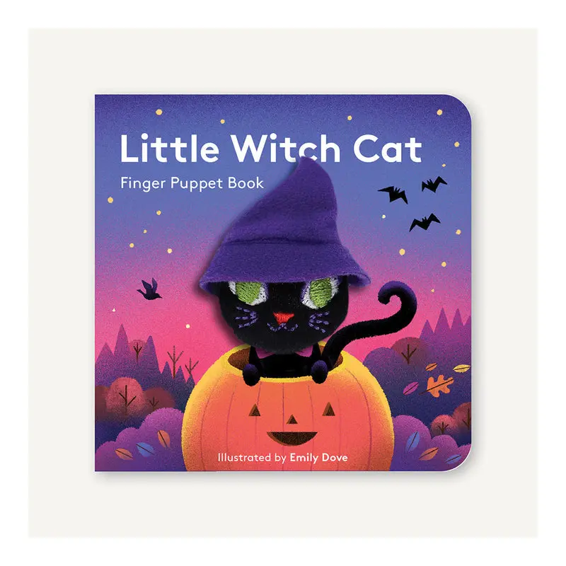Little Witch Cat: Finger Puppet Book