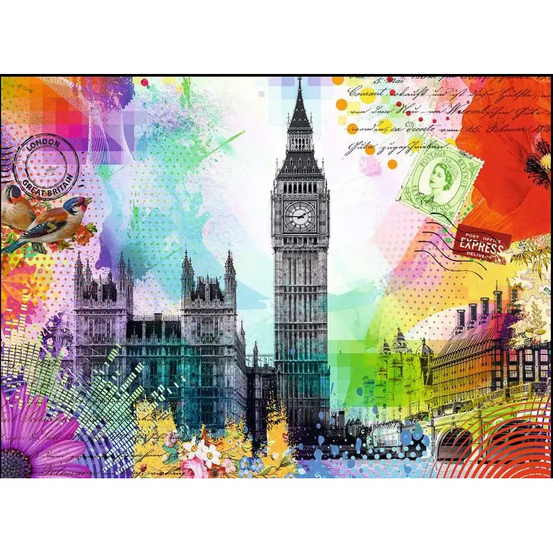 London Postcard - 500 Pc Puzzle
