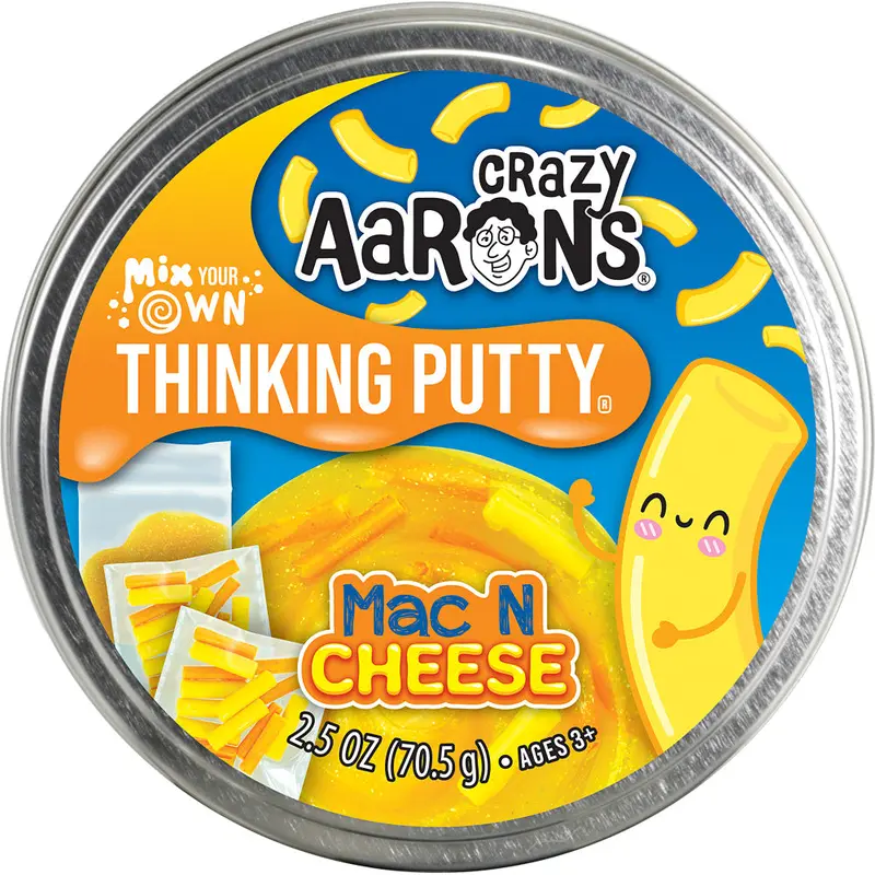 Mac & Cheese - Mix It Full Size 4"  Thinking Putty Tin