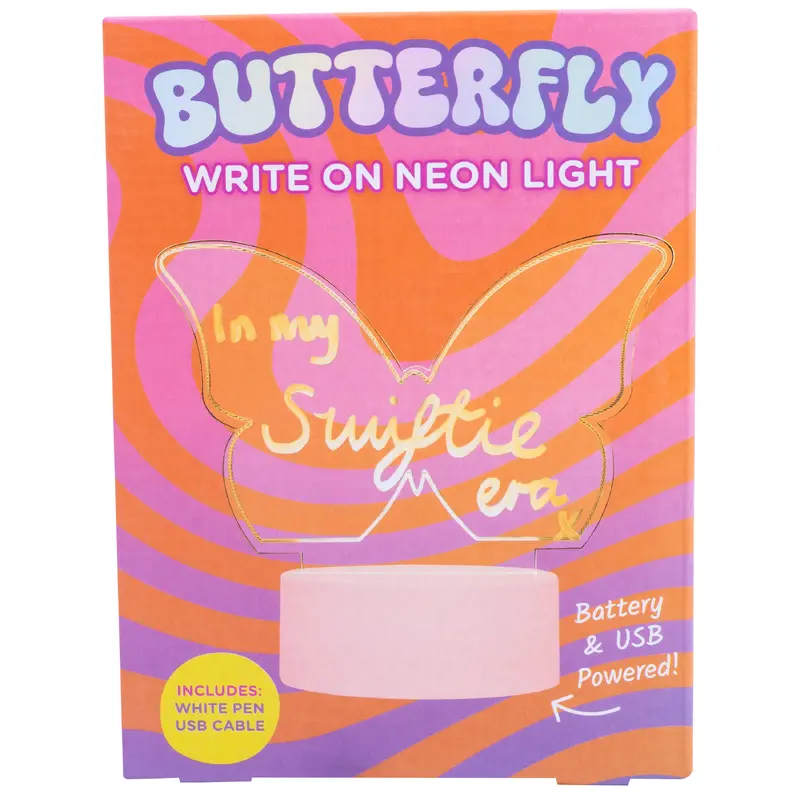 Acrylic Light Up Butterfly Sign