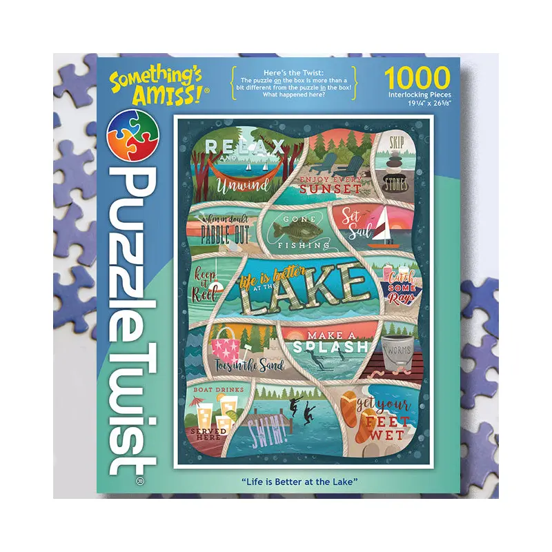 Life is Better at the Lake: 1,000 Piece Puzzle