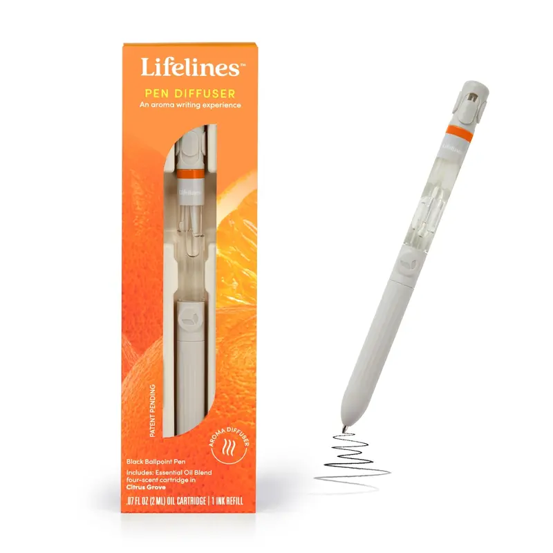 Lifelines Pen Diffuser with 4-Scent Cartridge in Citrus Grove A