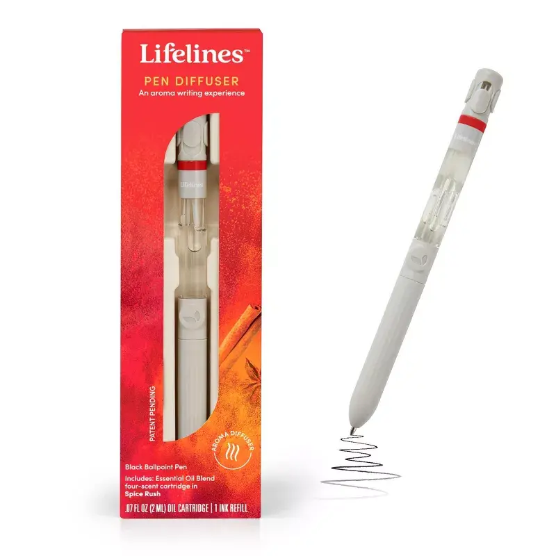 Lifelines Pen Diffuser with 4-Scent Cartridge in Spice Rush A