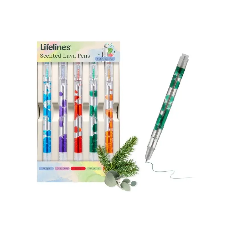 Lifelines: Scented Lava Pen Set - 5 Pack