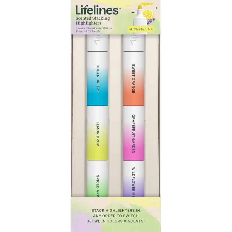 Lifelines Scented Stacking Highlighters 2pk