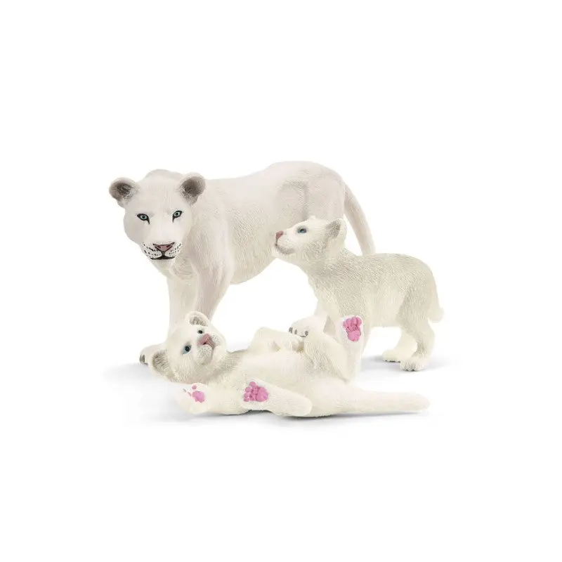 Lion Mother with Cubs