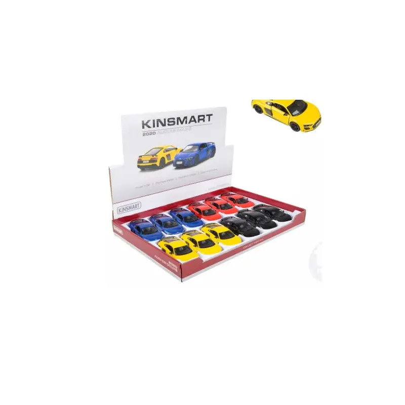 5" Diecast Pull Back 2020 Audi R8 Coupe (Sold Separately)