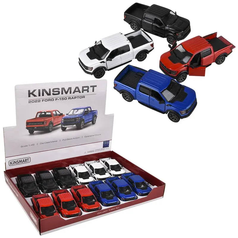 5 Diecast Pull back 2022 Ford F-150 Raptor (Sold Separately)