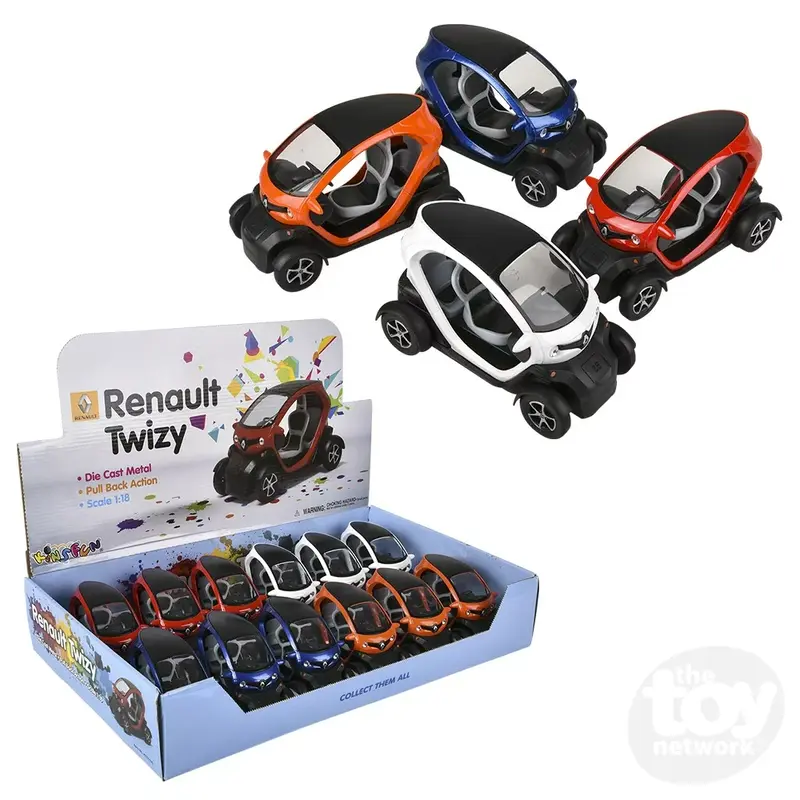 5" Diecast Pull Back Renault Twizy (Sold Separately)